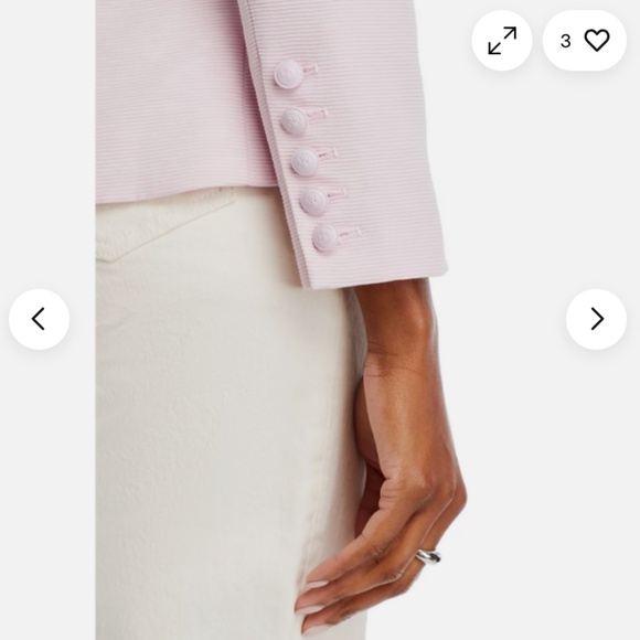 L'Agence Kenzie Blazer - Lilac Snow, size 6 - Picture 3 of 8